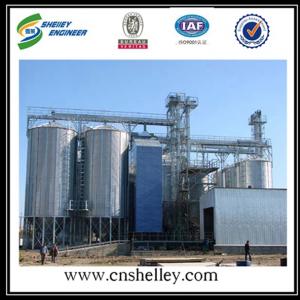 1000噸葵花籽黃豆用鍍鋅錐底倉