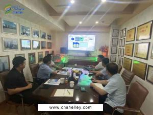 糧食供銷合作社領(lǐng)導(dǎo)蒞臨鋼板倉廠家雪萊機(jī)械考察指導(dǎo)